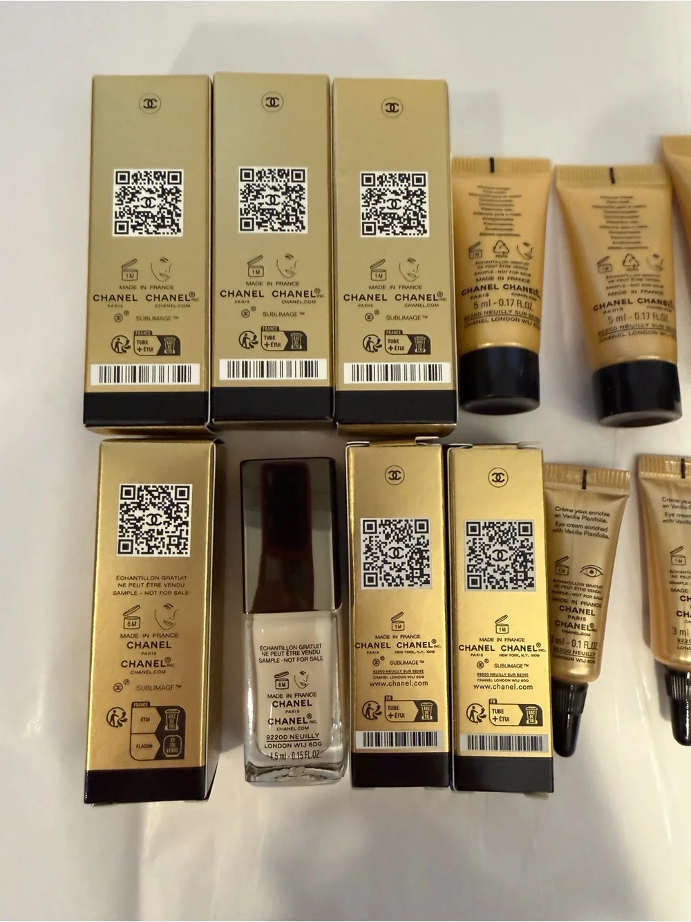 Chanel Sublimage Deluxe Sample Bundle Le Sérum Eye Cream Mask 6 Pc NIB